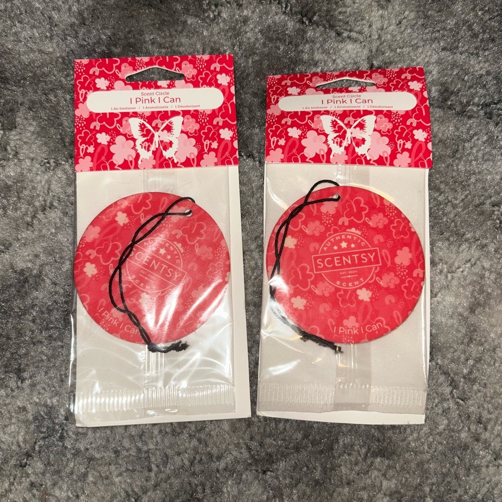 Scentsy I Pink I Can Scent Circles X2